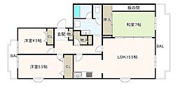間取図画像 3LDK