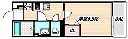 リブリ・ピッコラ 1Kの間取図画像