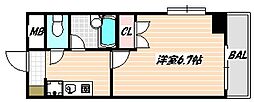 IMPROVE西船橋 1Kの間取図画像