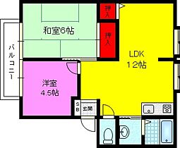 サンビレッジ灰塚  ｜ 大阪府大東市灰塚３丁目（賃貸アパート2LDK・1階・48.00㎡） その2