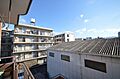 バルコニーから...