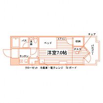 [東京大学生専用]学生会館 アリビオ永福  ｜ 東京都杉並区永福１丁目37-7（賃貸マンション1K・3階・21.40㎡） その2