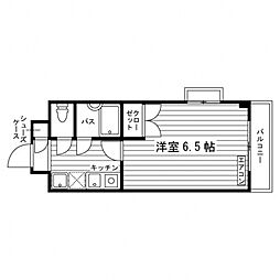 タウンビルドツチヤ 1Kの間取図画像