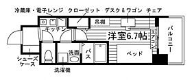 学生会館 アデグランツ植田[食事付き]  ｜ 愛知県名古屋市天白区植田西２丁目112（賃貸マンション1K・1階・22.60㎡） その2