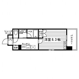 ララステージ熱田 1Kの間取図画像