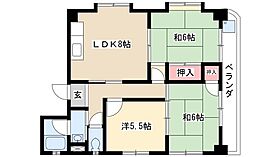 サンパーク高道  ｜ 愛知県名古屋市西区南川町209（賃貸マンション3LDK・4階・54.41㎡） その2