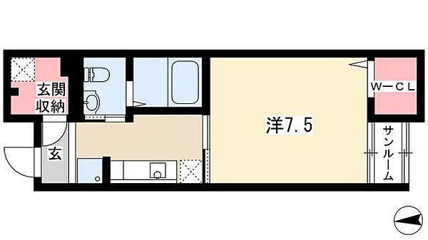 グラン　レジーナ ｜愛知県名古屋市北区平安2丁目(賃貸マンション1K・3階・27.91㎡)の写真 その2