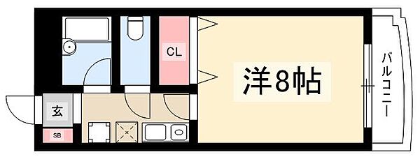 アベニュー名駅 ｜愛知県名古屋市西区則武新町3丁目(賃貸マンション1K・3階・24.30㎡)の写真 その2