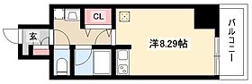 マリオン城西  ｜ 愛知県名古屋市西区城西1丁目4-15（賃貸マンション1R・8階・24.90㎡） その2