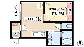 ハーモニーテラス大杉町  ｜ 愛知県名古屋市北区大杉町4丁目58-4（賃貸アパート1LDK・1階・30.30㎡） その2