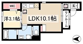 ノール・ラヴァンI  ｜ 愛知県名古屋市西区城西町238番地（賃貸アパート1LDK・1階・36.25㎡） その2