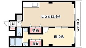 若葉ビル  ｜ 愛知県名古屋市北区若葉通1丁目25（賃貸マンション1LDK・4階・54.00㎡） その2