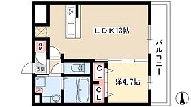 メゾン　アネスト  ｜ 愛知県北名古屋市弥勒寺東2丁目105（賃貸アパート1LDK・2階・43.49㎡） その2