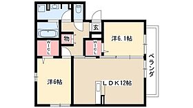 カトル・セゾン  ｜ 愛知県名古屋市西区市場木町384（賃貸アパート2LDK・1階・61.74㎡） その2