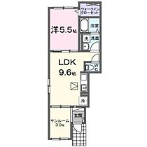 ディア　メゾン　Y  ｜ 愛知県北名古屋市鹿田西赤土115番地2（賃貸アパート1LDK・1階・40.11㎡） その2