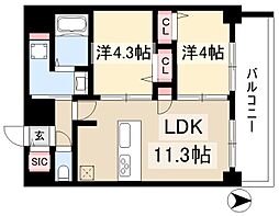 プレサンス名古屋菊井セルカ 11階/-