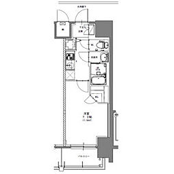 S-RESIDENCE浅間町駅前axial(アクシャル) 3階1Kの間取り