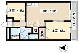 ワイズハウス星の宮 2階