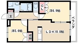 エスパートヴィル 2階