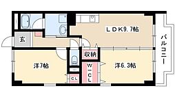 ウィルあじま 2階