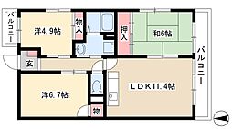 間取図画像 3LDK