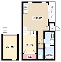 間取図画像 1LDK