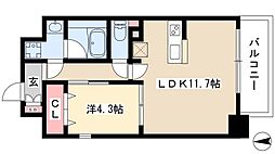 間取図画像 1LDK
