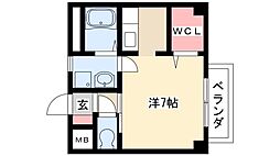 クローバーハイツ 2階