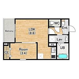 (仮称)ジーメゾン清州グレイス 3階/-