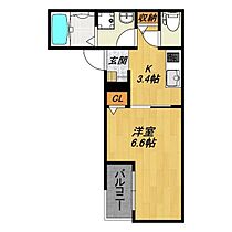 LE COCON 北名古屋II  ｜ 愛知県北名古屋市鹿田流66（賃貸アパート1K・3階・25.06㎡） その2