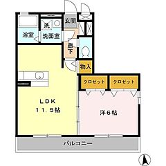 物件の間取り