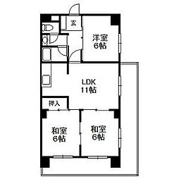 レジデンス川中 3階