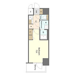 S-RESIDENCE名古屋菊井aline 1Kの間取図画像
