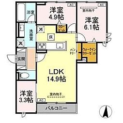 オークグレイス 1階/-