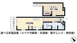 Success2 ワンルームの間取図画像