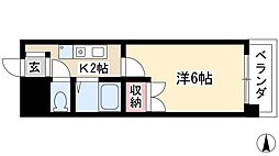 セントラルホームズ庄内 1Kの間取図画像