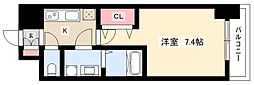 S-RESIDENCE浄心 1Kの間取図画像