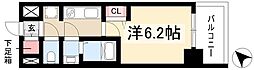 名古屋市北区大曽根4丁目マンション 1Kの間取図画像