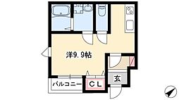 プロスペールメゾン ワンルームの間取図画像