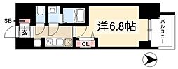 プレサンス大曽根駅前ファースト 1Kの間取図画像