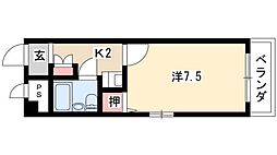 ライオンズマンション丸の内第6 1Kの間取図画像