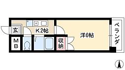 セントラルホームズ庄内 1Kの間取図画像