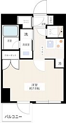 プレシャスハーモニー八王子 1Kの間取図画像
