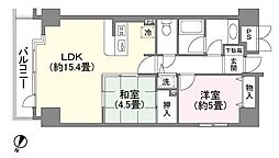 ロイヤルヴァンベール勝浦ビーチ 2LDKの間取図画像