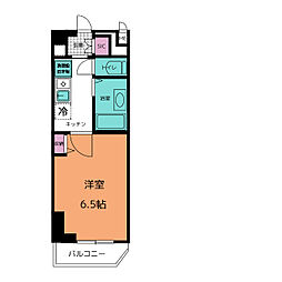 ＬａＳａｎｔｅ浦安 6階1Kの間取り