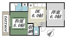 間取図画像 2DK