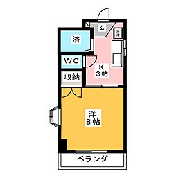 間取図画像 1K