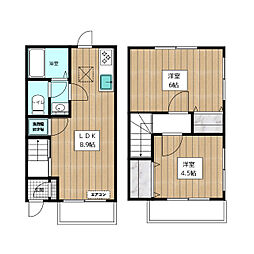 Ｍａｉｓｏｎ　ｄｅ　Ｍａｒｂｌｅ 1階2LDKの間取り