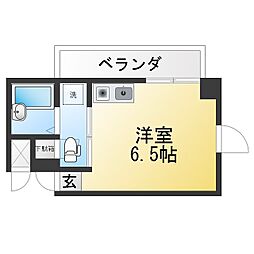 ダイニチ館F-1 ワンルームの間取図画像
