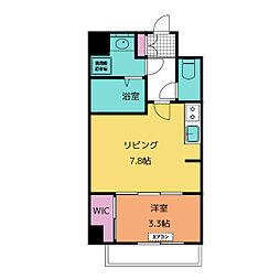 ウッドレスト柏 4階1LDKの間取り